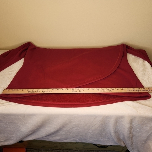 Athleta Cozy Karma Asym Pullover 2X Decadent Red - Picture 12 of 12